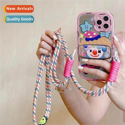 Cartoon quirky clown iPhone 13 back clip crossbody 14ProMax