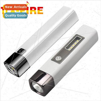 LED strong light rechargeable asure flashlight USB rechargea