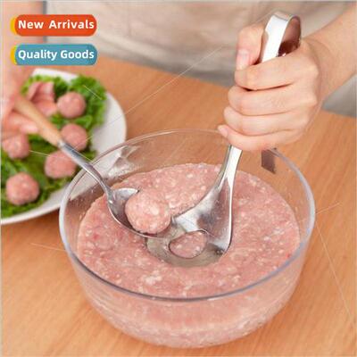 Stainless Steel Press Meatball Maker Squeeze Meatball Tool C