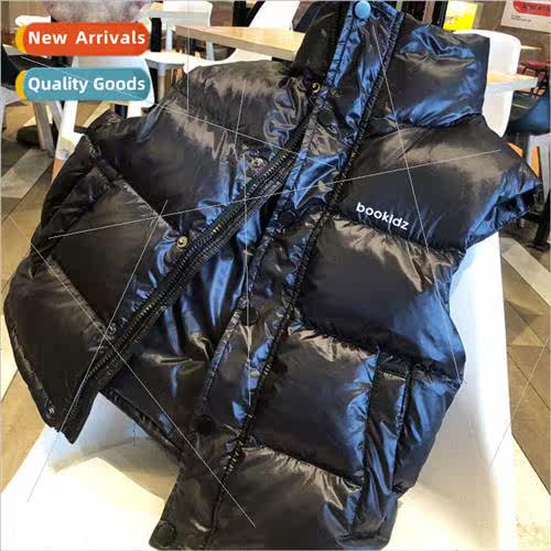 The new childrens down cotton vest baby fall and winter warm