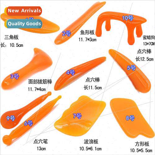 Beeswax made massage shuttle/shuttle scraping board head mas