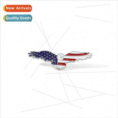 American Flag Bird Pin American  Emblem White Headed Sea Eag