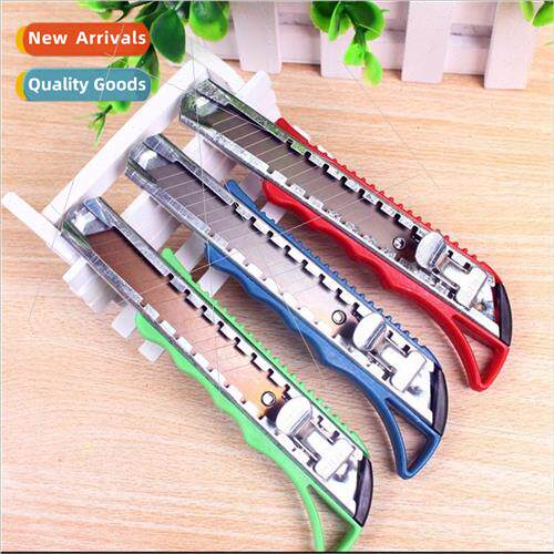 Hand Push Large Art Knife Tool Knife Colorful Metal Paper Cu