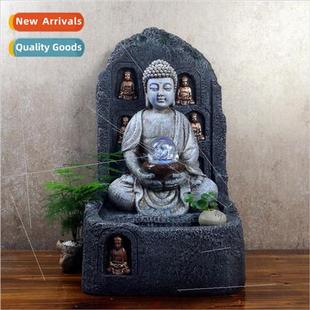 Buddha running water ornament fountain indoor water feature
