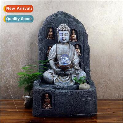 Buddha running water ornament fountain indoor water feature
