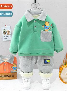 2023 winter new baby suit boys and girls padded 0 a 4-year-o