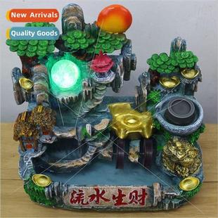 Wigwam fountain indoor ornaments resin crafts running water