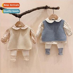 20 Korean of the baby knitted undershirt men and womens bab