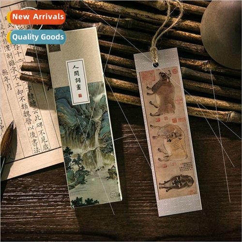 Boxed Bookmarks 30pcs in Human Words Creative  Blessing Card