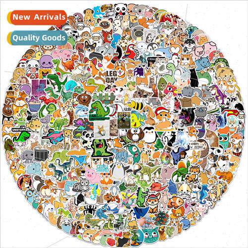 300 -repeating cartoon animal graffiti stickers decorative l