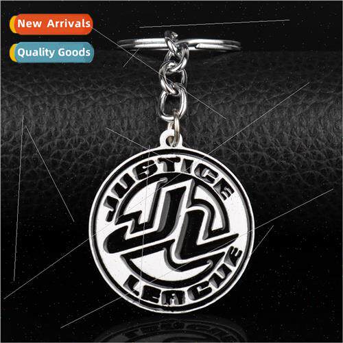 Justice League  Letter Keychain Tag Justice League Metal Key
