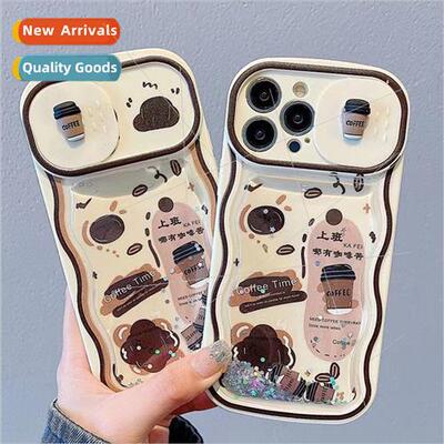 Commute Coffee IPhone15ProMax Push Window Quicksand Apple 14