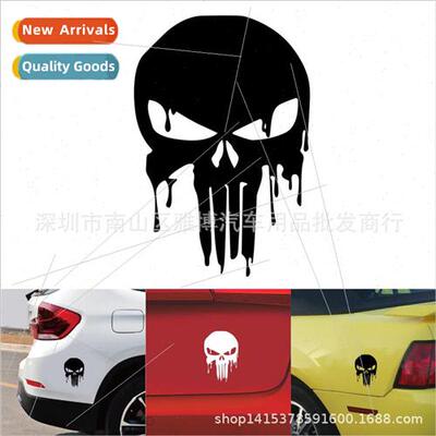 D-845 Bloody Punishers skull personalized car stickers skull