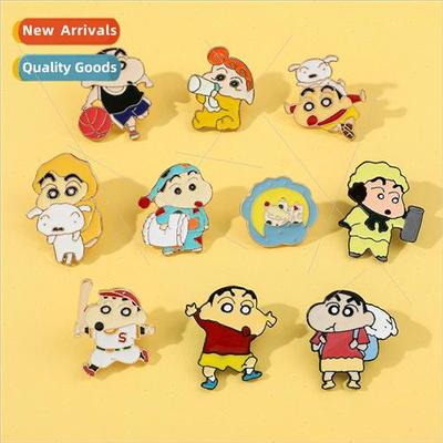 Cartoon animation characters around the crayon little new br