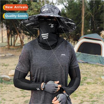 Large-brimmed hat summer mens sunscreen sun hat outdoor leis