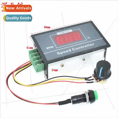 Digital display PWM DC motor speed controller 6V12V24V48V in