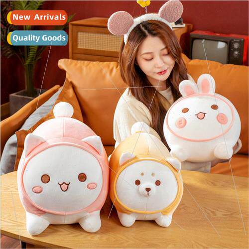 New cat dog doll plush doll cartoon animal pillow children s