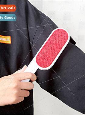 Multi-functional static hair removal brush dry cleaner cloth