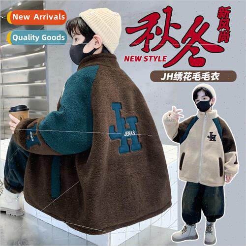 Childrens wear boys winter padded thickened jacket autumn an