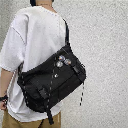 New Korean sports men 2022 fashion shoulder bag students cas