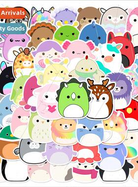 60 cartoon cute soft animal graffiti stickers water cups sui