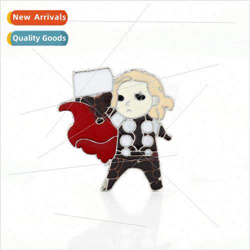 Avengers 4 Thor Thor oil drop brooch cartoon metal badge bac