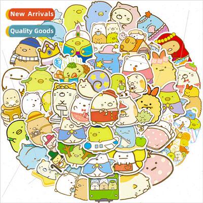 50 kawaii corner creature graffiti stickers luggage handbook