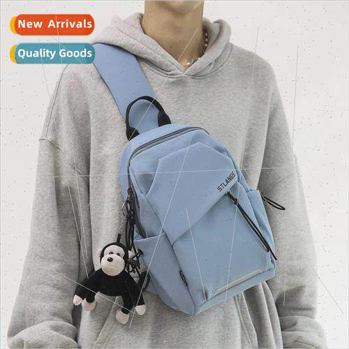 cool work mens sports biker shoulder bag students Korean spo