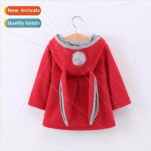 Girls hooded jacket spring fall and winter new small and med