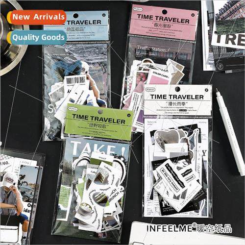 Time traveler material package light retro handbook decorati