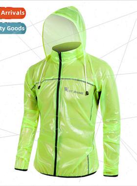 Bicycle cycling raincoat waterproof jacket cycling outdoor r