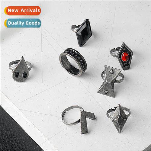 al God ring walnut cos ring set adjustable anime creative hu