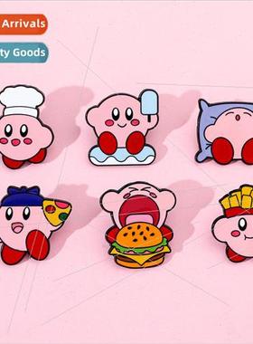 Cute Cartoon Creative Star Cappy Brooch Fries Cappy Chef Sta