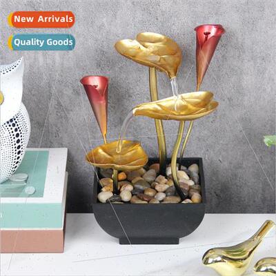 mple home desktop ornaments office TV cabinet iron flowing w