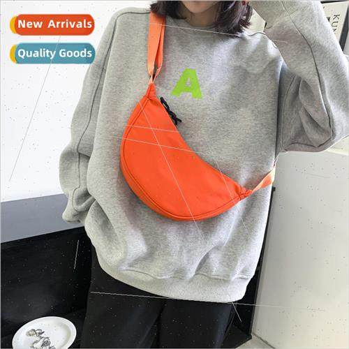 2022 new casual cool dumpling bag female Hong Kong  motorcyc