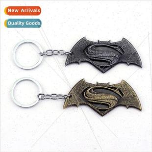 Superman alloy Movie keychain Batman car charm Avengers
