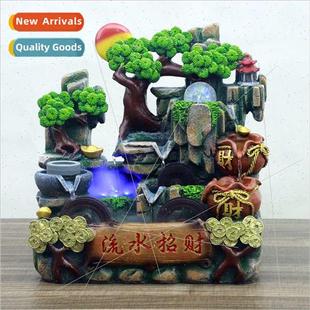 Chinese copper feng shui wheel three waterwheel wigwam circu