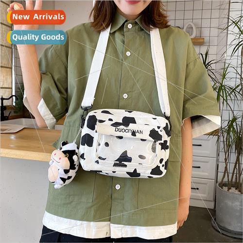 Canvas Cow Womens Bag 2022 New Girls Cell Phone Small Bag So