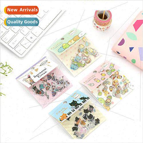S9 Japanese Corner Sticker Pack Sock Cat Easy Handbook PVC S