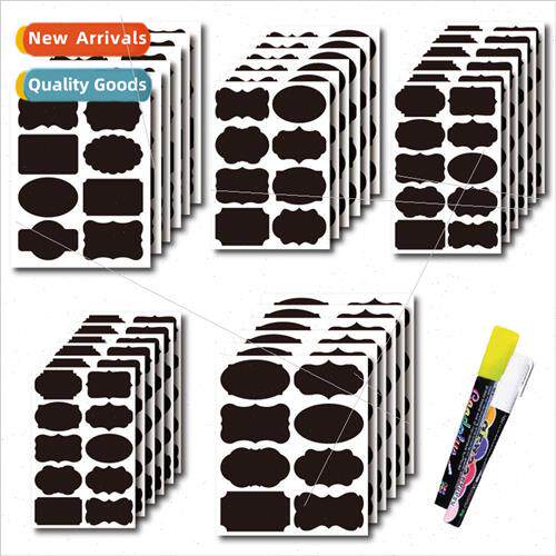 Shaped stickers chalkboard stickers self-adhesive labels pvc