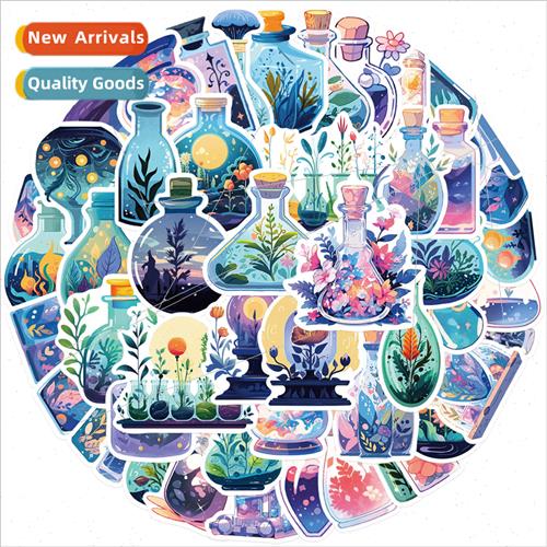 50 cartoon medicine bottle graffiti stickers personalized de