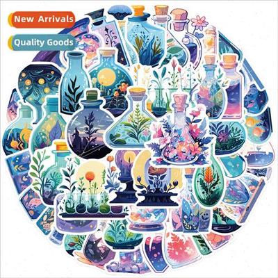 50 cartoon medicine bottle graffiti stickers personalized de