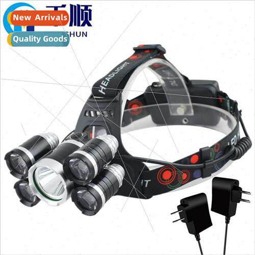 5 head light outdoor rainproof airplane light rechargeable L