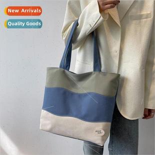 ladies handbag color large col new capacity female Korea bag