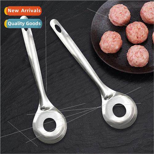 Stainless Steel Meatball Spoon Squeeze Meatball Fishball Spo