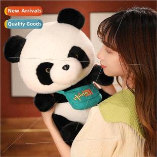 doll simulation national New red panda asure backpack