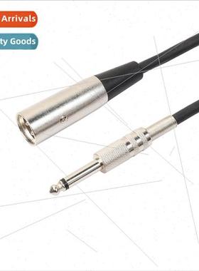 Downsam zinc alloy head double shielded large 2-pole 6.35 ma