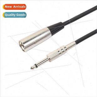 Downsam zinc alloy head double shielded large 2-pole 6.35 ma