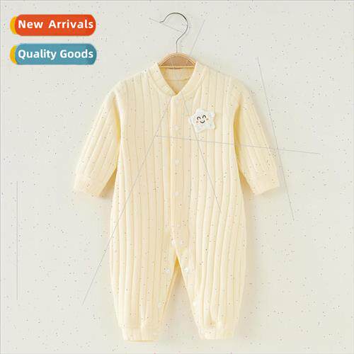 Baby onesie men and women baby warm boneless pajamas soothin