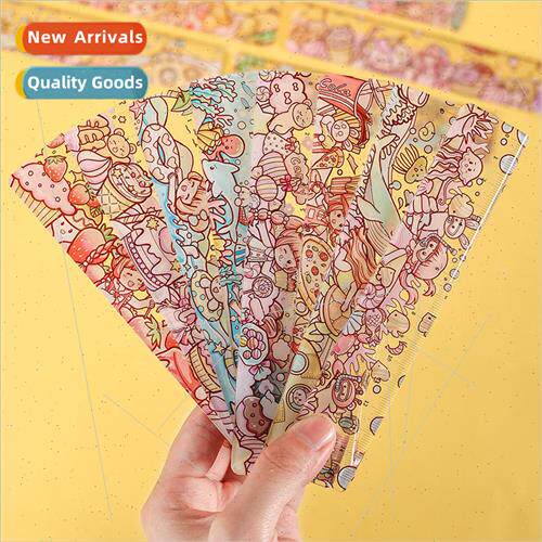 Mango sauce acrylic ruler elementary school students cute ru